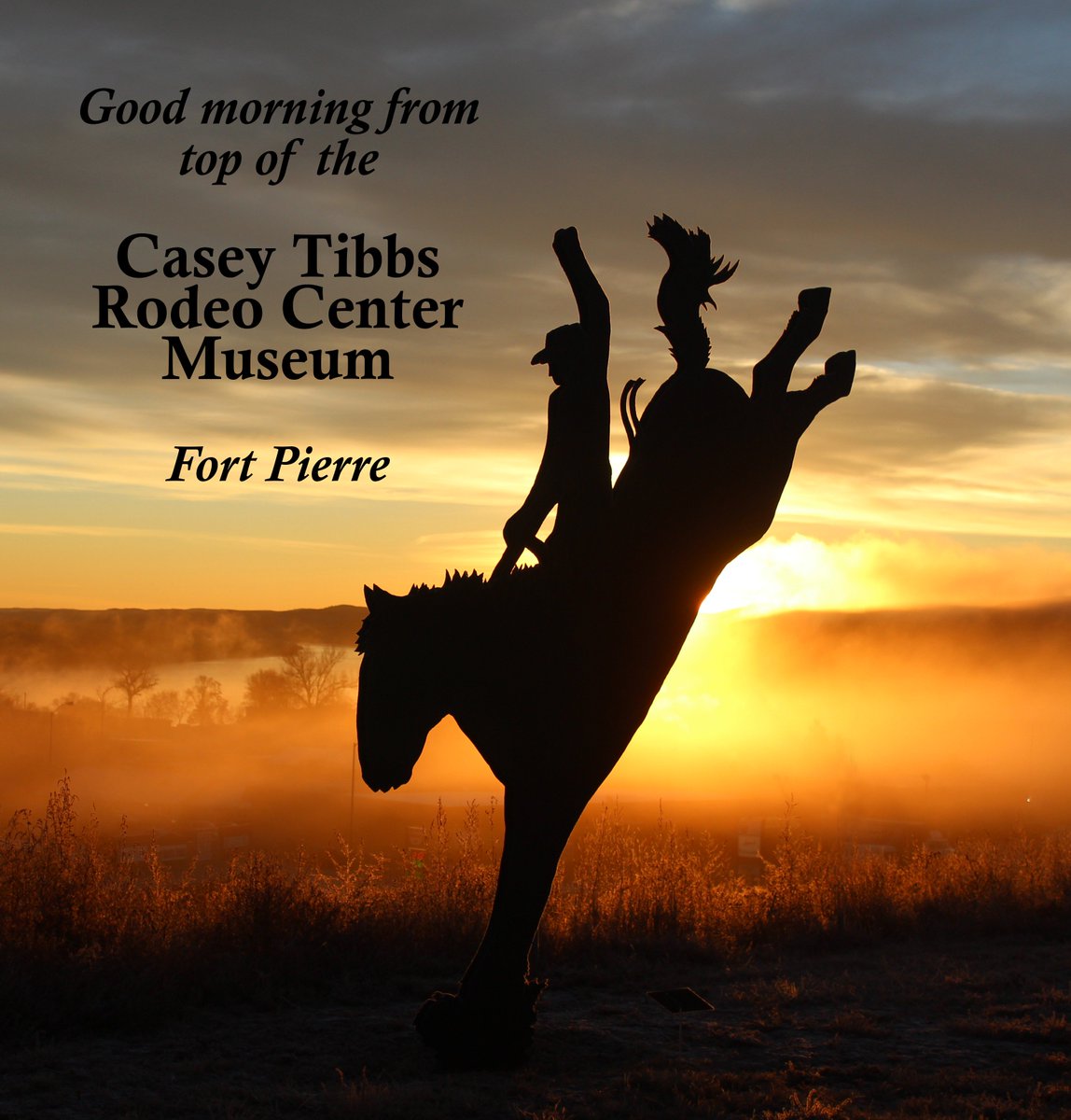 If you're in thePierre/Fort Pierre area to see the Christmas trees at the Capitol, swing over to the CTRC museum to take in the view and great collections of many rodeo greats!