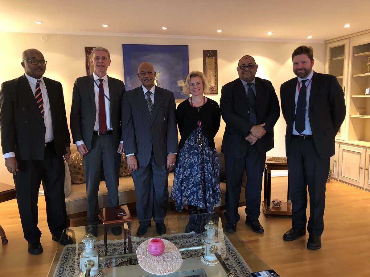 Thank you for a delcious lunch, and good discussions about our bilateral relationship. Nice to be invited to your residence Ambassador Emad Aldin Mirghani Abdelhamid Altohamy, #Sudan  #Norway @MayElinStener
