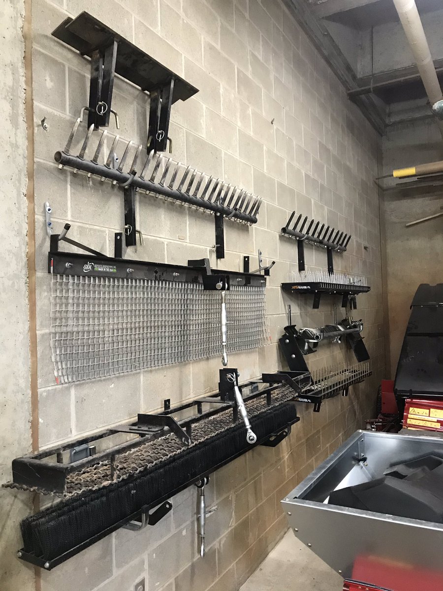 INDYINDIANSTURF's tweet photo. Storage creativity for our @ABISportsTurf attachments! https://t.co/4kePw98q7o