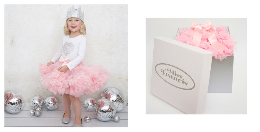 Still time to make her Christmas with our beautiful tutus. Arriving in a gift box  they make the perfect present + Free Gift Box &amp; P&amp;P missfrancis.com #atsocialmediart #tweetuk #smallbizrt #ukhashtags