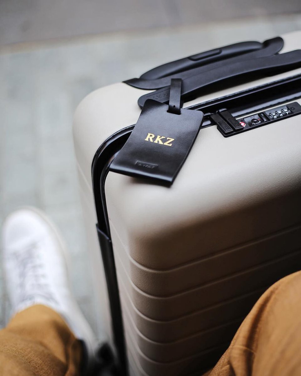 Away on X: One of a kind, just like them. Personalize your gift with a  foil monogrammed luggage tag. Order by 12/16 for guaranteed delivery by  12/24. 📷 rkzuk   /