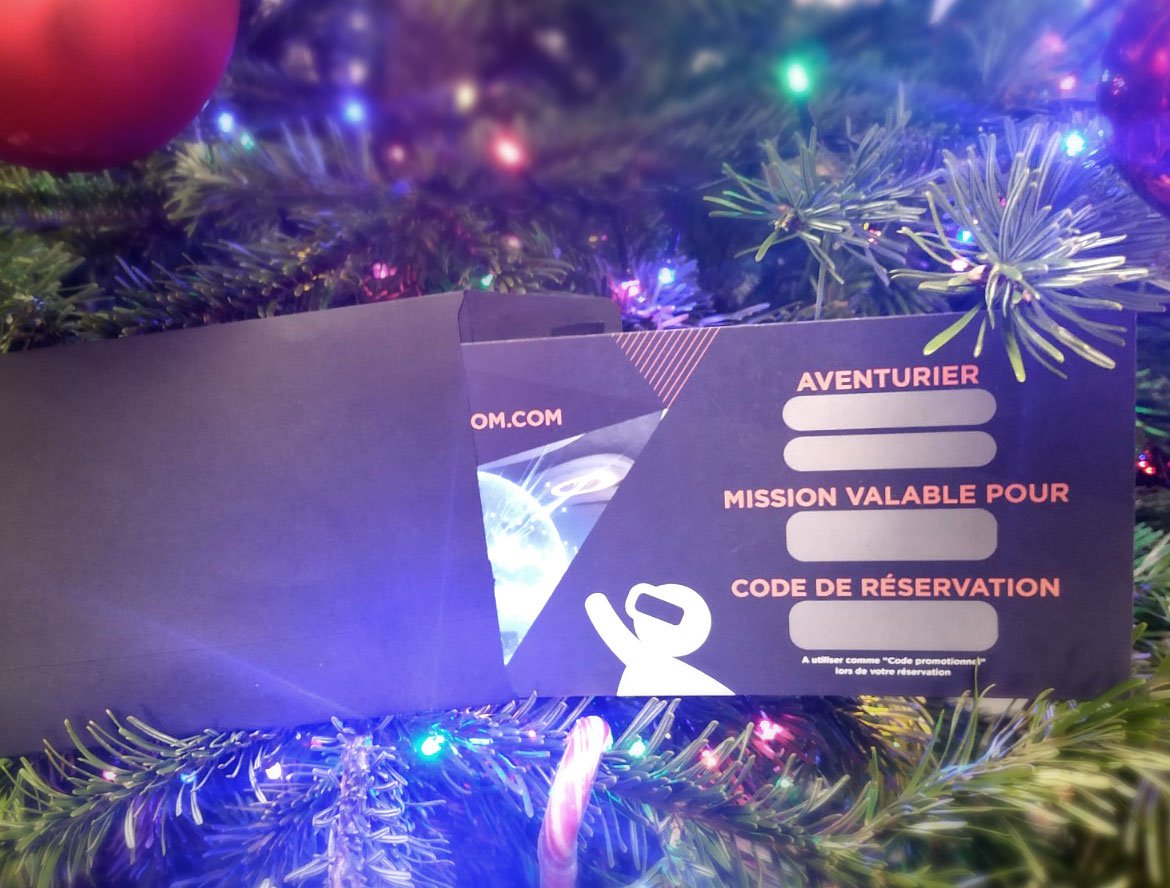 Pour les amoureux du papier 📜 ou pour offrir en main propre ✉, nos chèques cadeaux existent aussi en version physique ✉ Vous pouvez vous les procurer dans nos Virtual Room, demandez aux game masters 🤓 #Noel #ideecadeau #VR