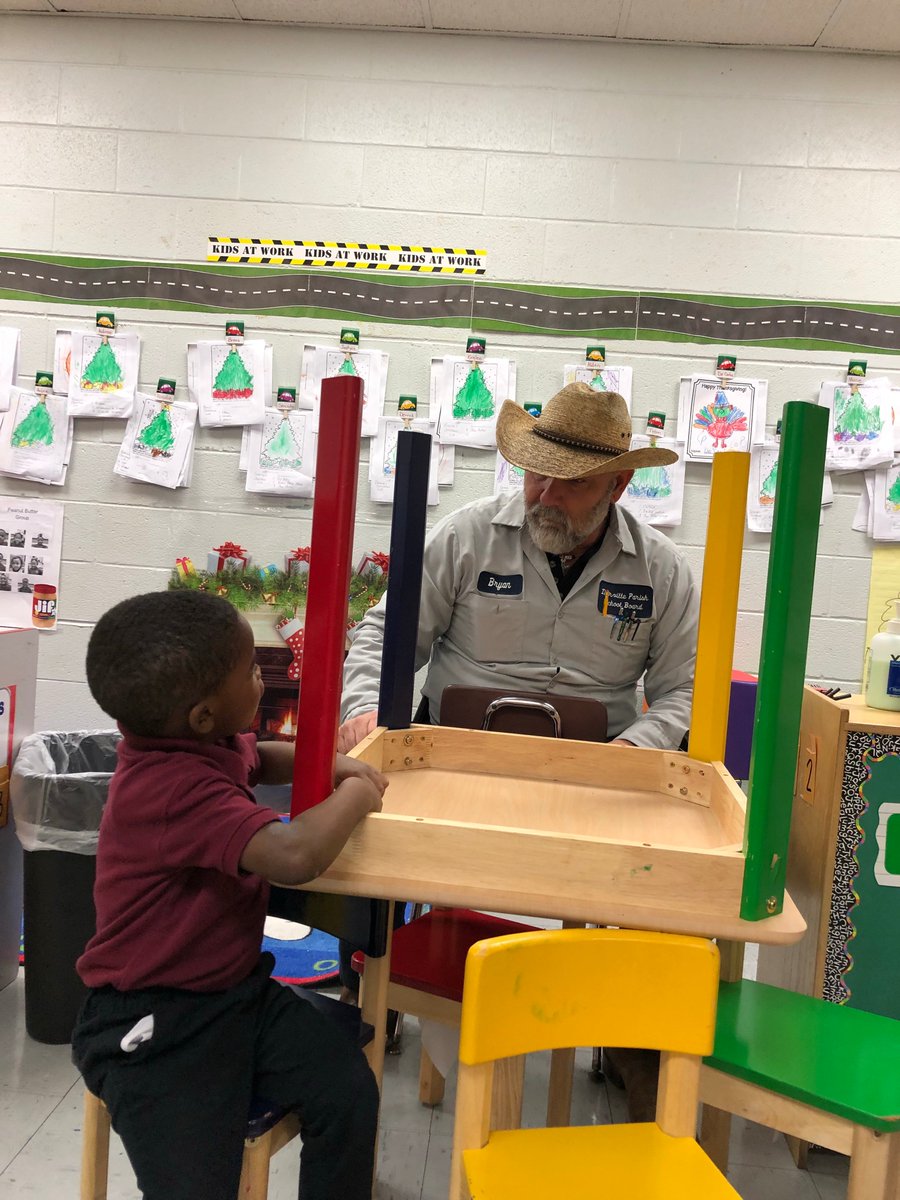 DES_ISTHEBEST's tweet photo. Looks like Mr. Bryan has a new helper! 🔨🔧
#futurecarpenter #driventosucceed #IPSBProud https://t.co/ZJmVpLS4dv