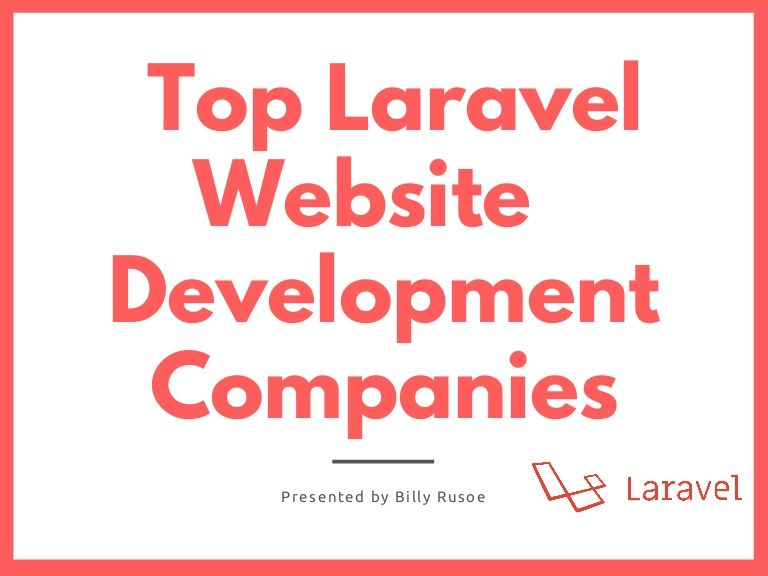 ProtonBitsSoft's tweet image. ProtonBits Software is Top 1 Laravel development company by Billy Rusoe buff.ly/2RShSwF #LaravelDevelopment #LaravelWeb