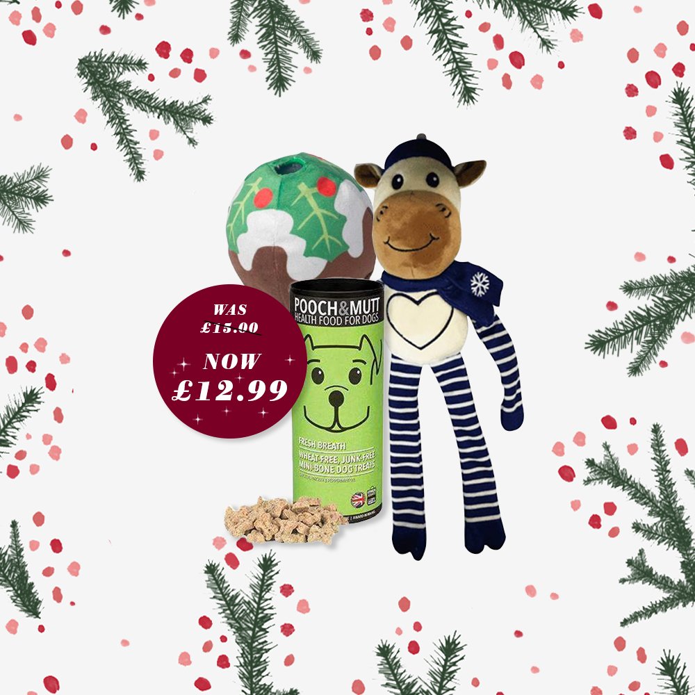Sprout treat dispenser, cow cuddly friend AND fresh breath treats for your pooch this Christmas - and now only £12.99 😮 🐶 🎁 
Shop the bargain now - purrfectlyyappy.com/collections/ch…