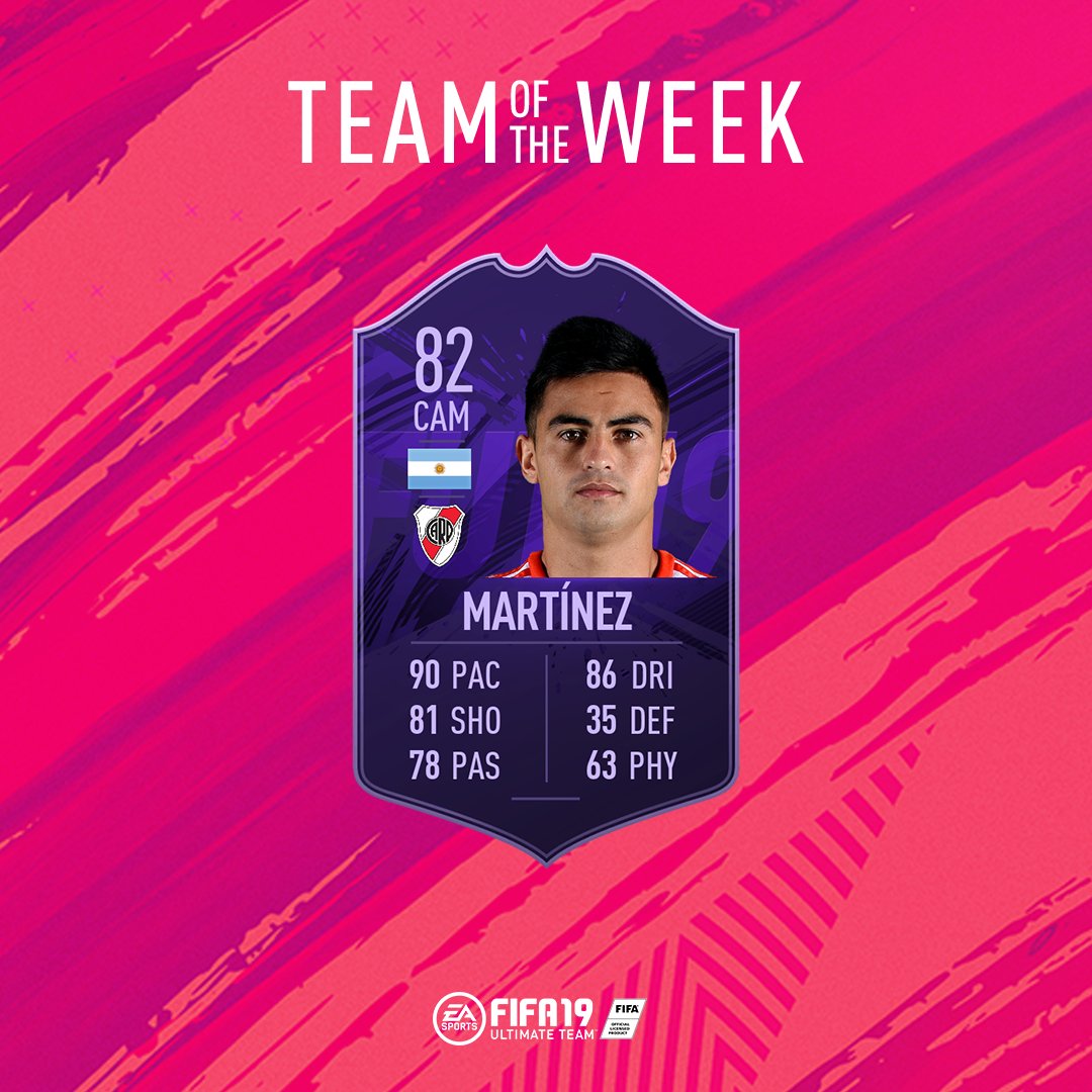 Hero Gonzalo Martinez is also available in packs! #TOTW #FUT #FIFA19