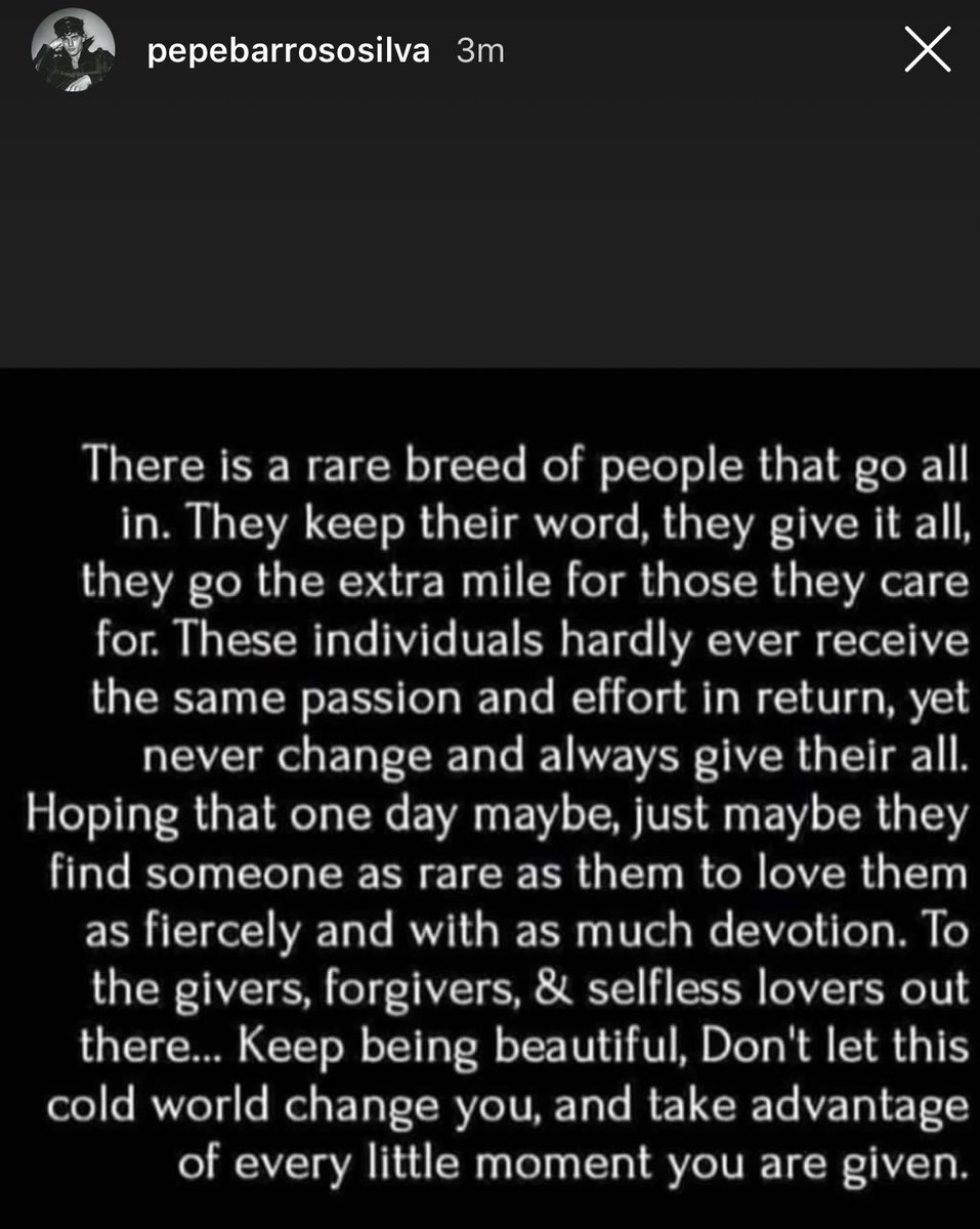 Giu Here We Go Again With Pepe S Quotes They Go The Extra Mile For Those They Care For These Individuals Hardly Ever Receive The Same Passion And Effort In Return