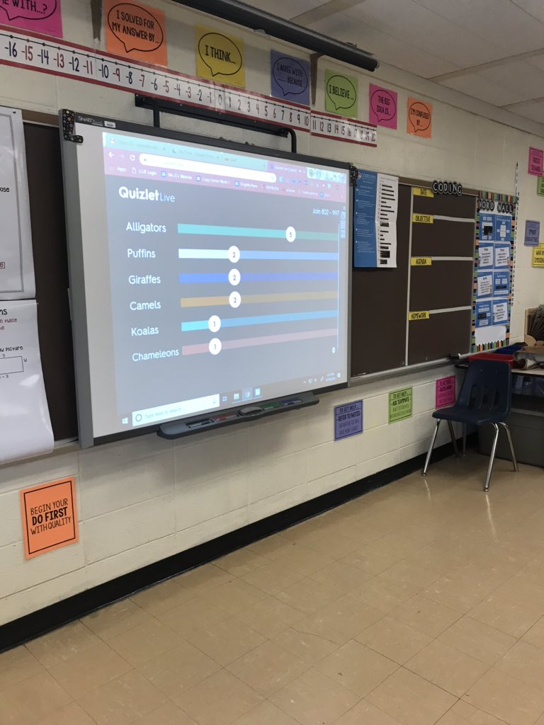 Mrs_Cuomo's tweet photo. Quizlet Live keeps us engaged and competitive when practicing skills! #middleschoolisfun https://t.co/WwzFik2qd0