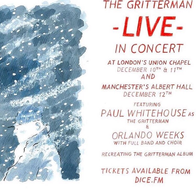 MiloWladek's tweet photo. Catch @SamiElEnany supporting Orlando Weeks with @toothlessband in The Gritterman, tonight at Manchester’s @Alberthallmcr https://t.co/vaICqDtZE2 #gritterman #manchester #orlandoweeks #paulwhitehouse https://t.co/LLcImkDumf