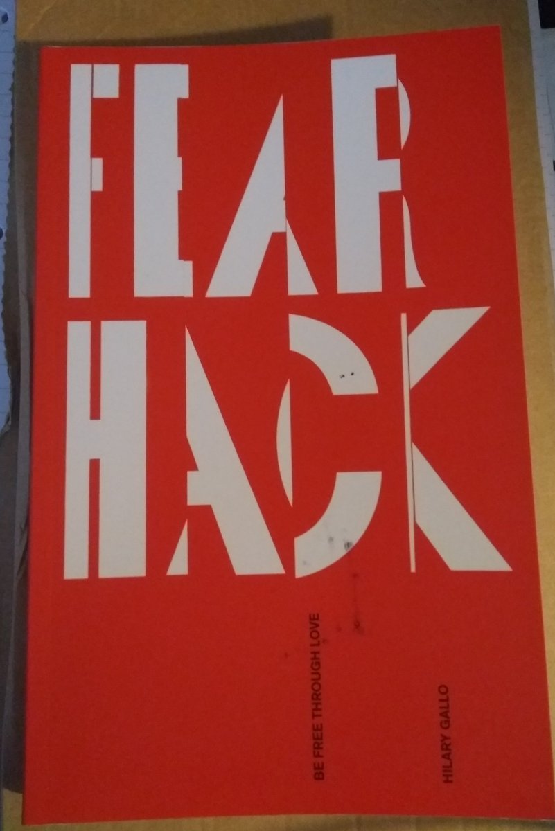 More quality book post shimmies into view. #FearHack by @hilarygallo has turned up!