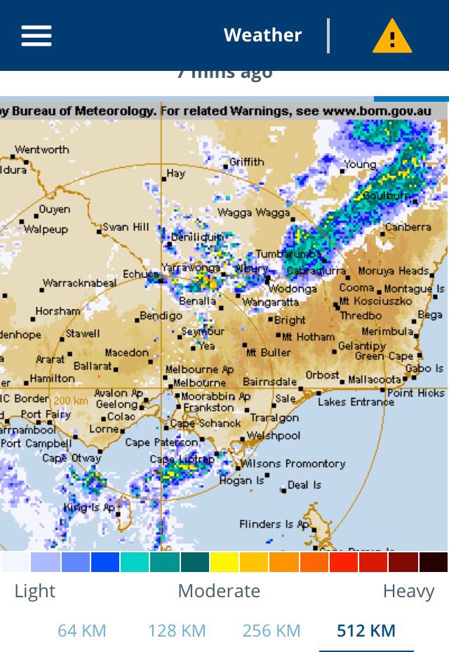 olliefrombroady's tweet photo. Got to love it when the BOM radar trolls you. Nice phallic shaped rain pattern there #melbweather #vicweather #melbrain https://t.co/9P7WMm9vuv