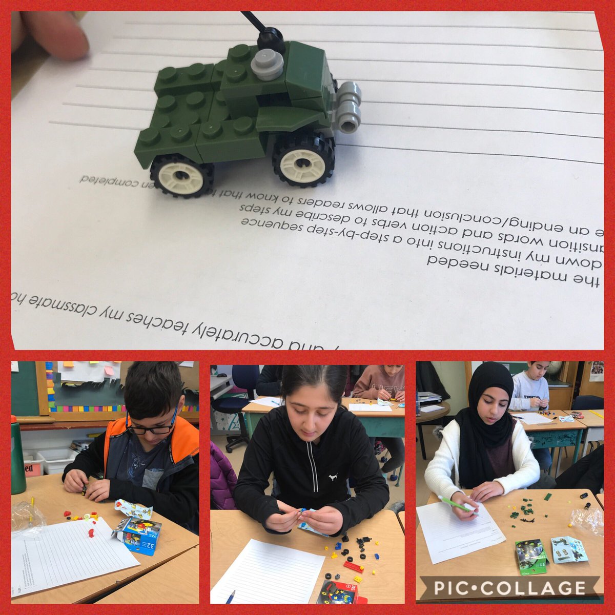 MSGSpanidis's tweet photo. Who doesn’t love LEGO? Procedural Writing activity for 5/6. #LEGO #engagingAll @MsCinziaS @BuchananPS_TDSB @AmacSuzu https://t.co/OFEXHoVUCf