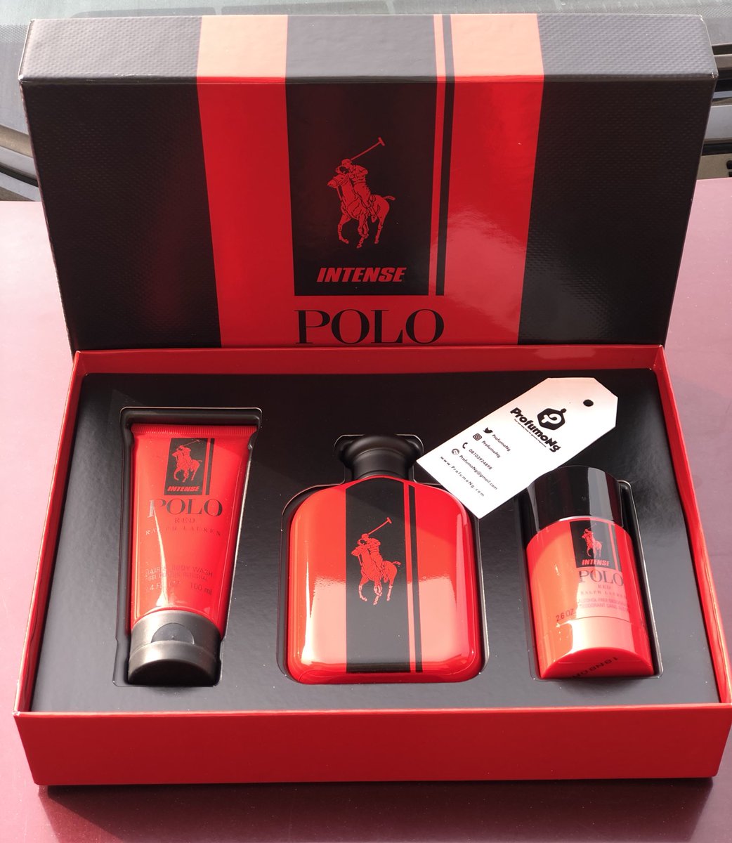 ralph lauren red gift set