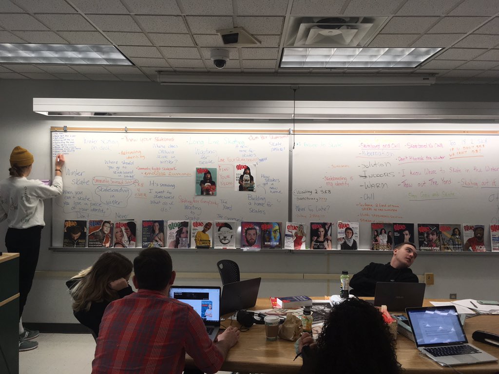 ItsTyrellJames's tweet photo. With the squad, working on the winter issue of @GlueMagazine! https://t.co/W9UE893l7q