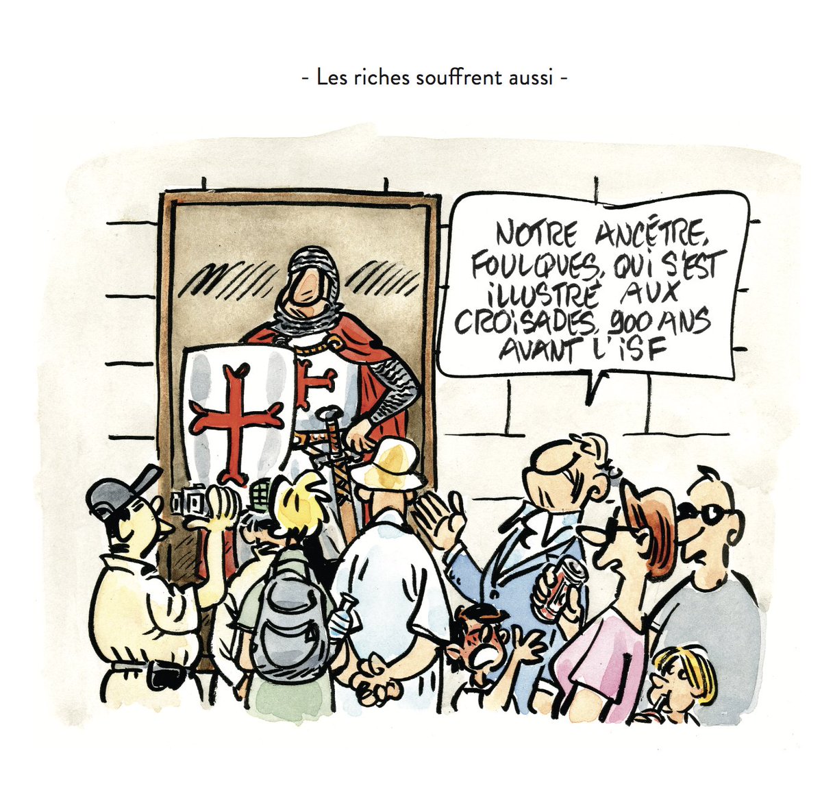 Le 25 janvier, parution de "Rencontres improbables", de René Pétillon. 64 pages. Préface de Marie-Ange Guillaume.