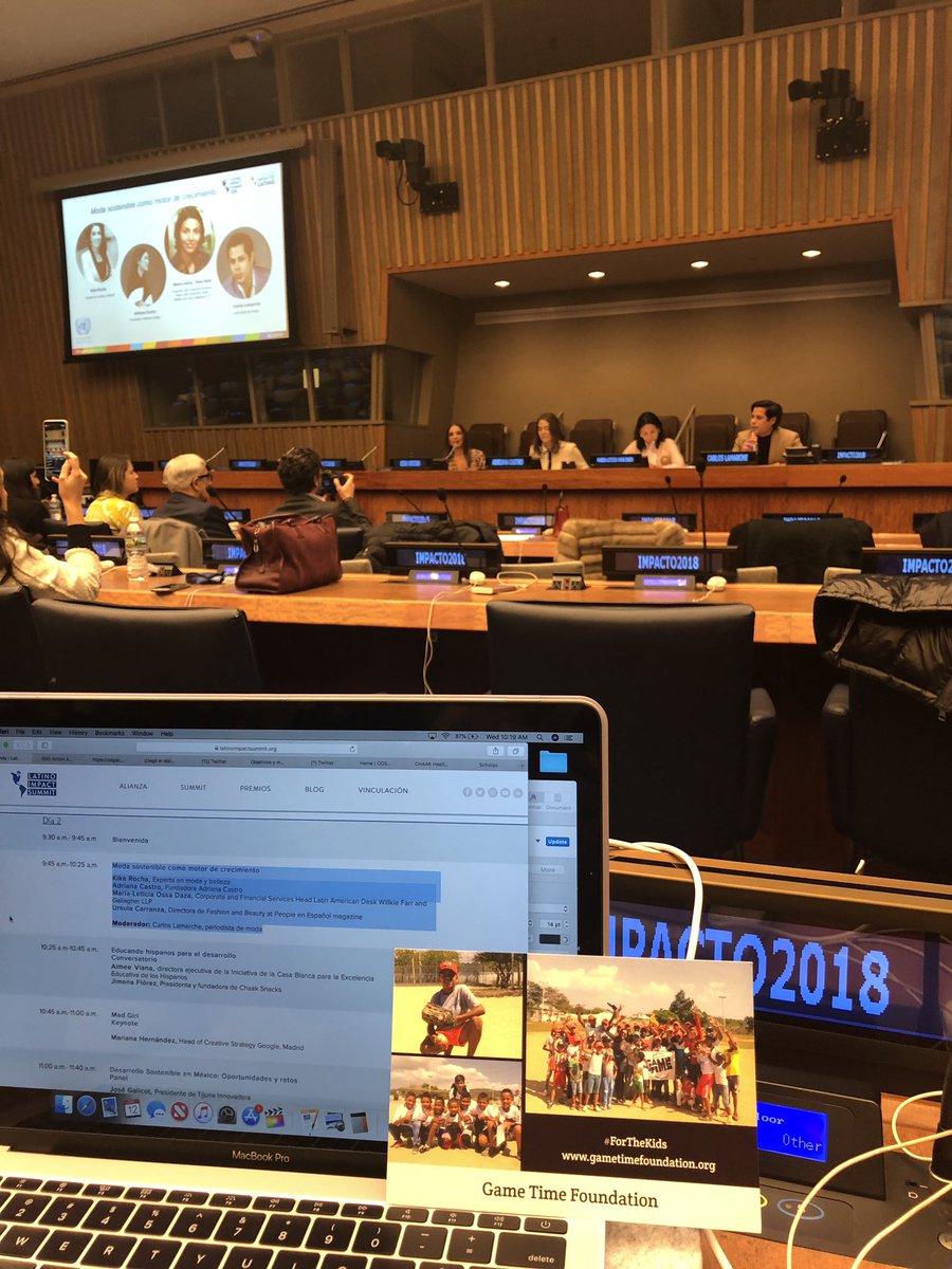 Empezando el segundo día de @LatImpactSummit con <a href="/KikaRochaModa/">Kika Rocha</a> <a href="/adrianacastro/">Adriana Castro</a> Maria- Letica Ossa Daza y <a href="/carloslamarche/">carlos lamarche</a> sobre la moda sostenible como motor de crecimiento  #ImpactoLatino #LIS2018 #AlianzasQueTransforman