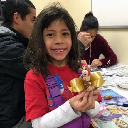 WashCoLib's tweet photo. It's feeling festive around WashCoLib! Last week, kids and their grown ups got together to make holiday decorations in a new program at R.H. Stafford Library. #WashCoLib #LibraryLife https://t.co/r8gsVDahaG