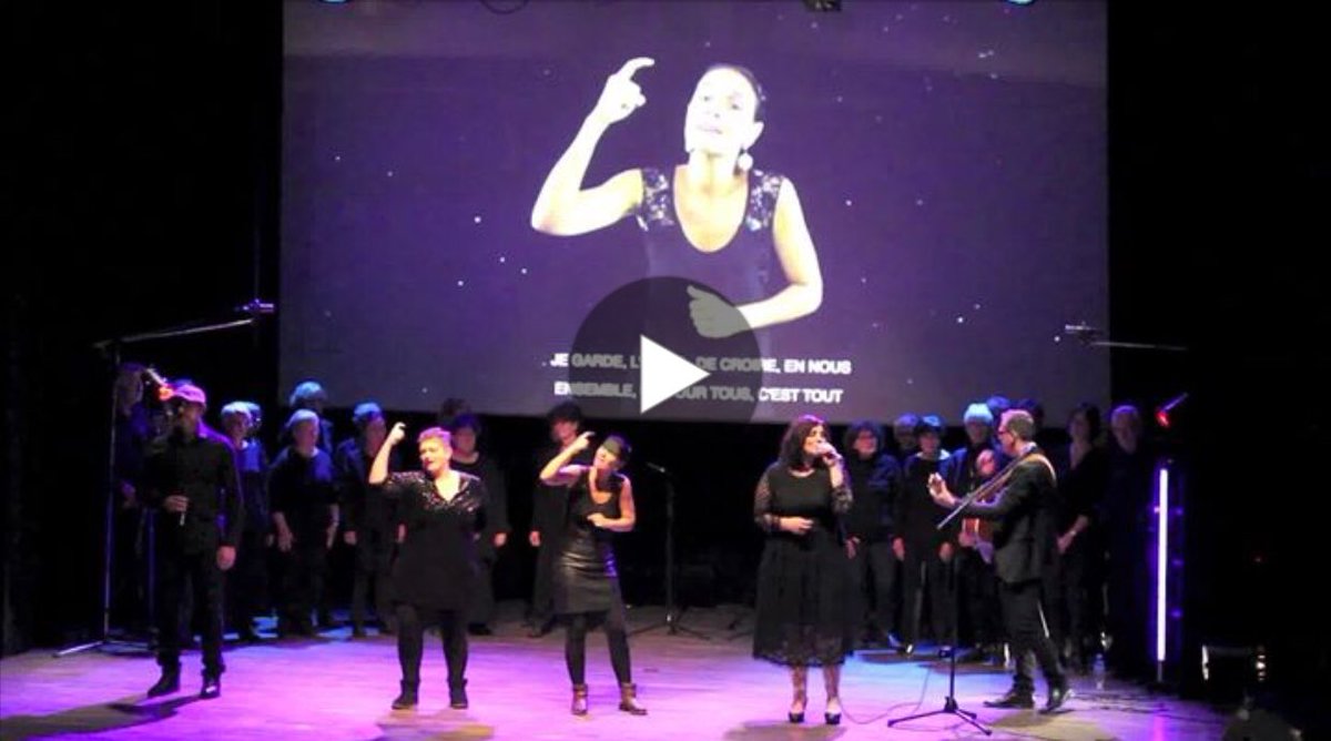 #spectacle #lesondenosmains Taille M ! youtu.be/MY91EM5A0NQ
#chansons #lsf une #création #originale de <a href="/Davidliongraff/">David L</a> #Handicap #france #univercel