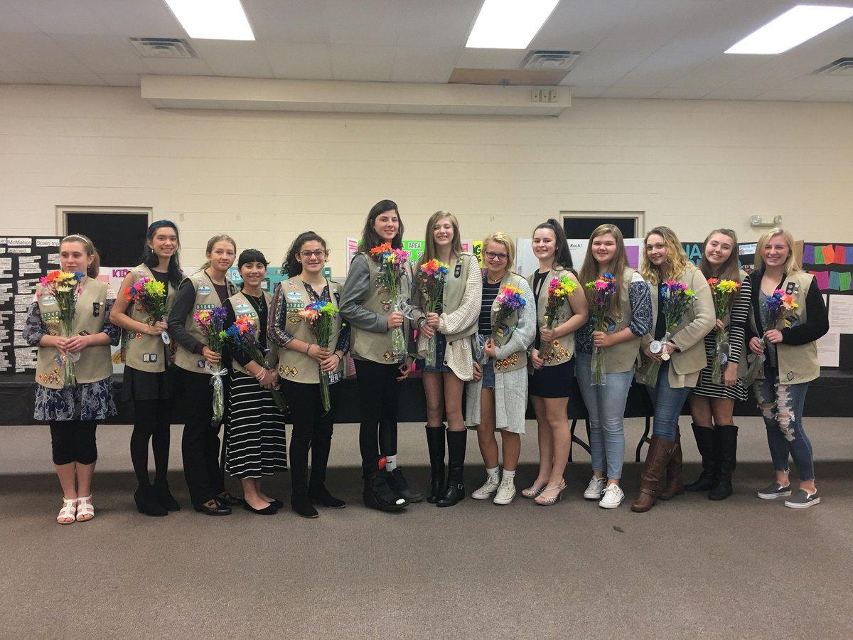 GSCNC's tweet image. This past Sunday, Girl Scout Troop #81240 of Monrovia and their families celebrated all 13 girls in the troop as recipients of the Girl Scout Silver Award --which is the highest award that a Girl Scouts Cadette can earn. ✨ #ProudGirlScout