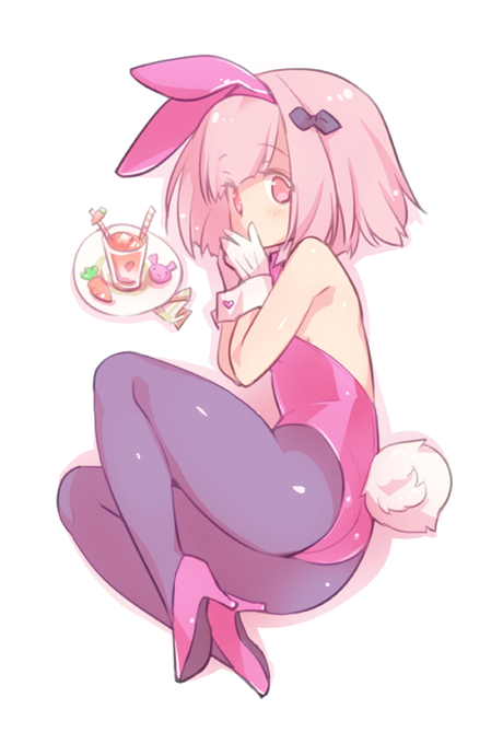 冬なので真冬ピンクバニー #ふぃっとねす 