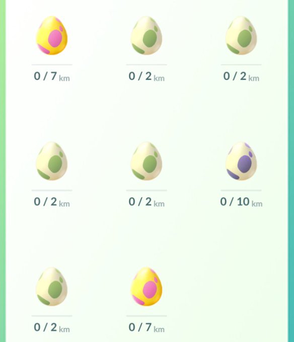 ポケモンgoホリデー ７kmタマゴを効率よく孵化させてますか リーシャン タマンタ ゴンベは割ったタマゴの数で勝負 ポケモンgo 要望go