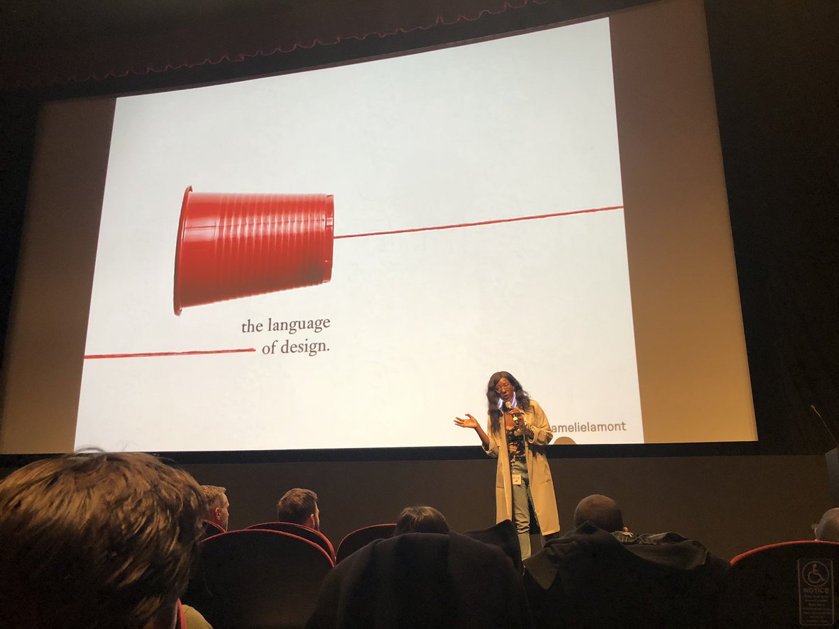 WearableMediaWM's tweet photo. At the #Clarity2018 conference with @amelielamont, understanding the role of language in design, also check out her glowing jacket 🤩 https://t.co/wMG7szXB2T