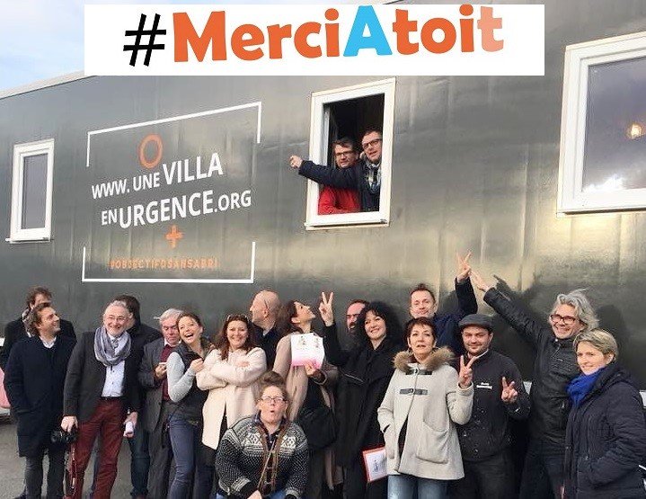 Projet réussi 🏆10000€ récoltés par #Home311 sur <a href="/LPPierres/">Les Petites Pierres</a> avec le <a href="/groupeQUALITEL/">Groupe Qualitel</a> pour le projet <a href="/Villaenurgence/">Une Villa en Urgence</a> : #recycler, transformer et aménager une remorque de camion frigorifique en #hébergementdurgence pour les #sansabri à #Nantes. 
bit.ly/2ppsfuY