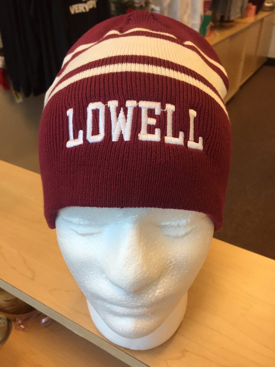 1826schoolstore's tweet photo. On the Fifth Day of Giveaways The 1826 gave to 8  lucky winners: A Lowell Beanie Cap 🍎 To win this awesome prize, LHS students &amp; staff must message me your ID number &amp; name 🎉 AND follow @1826schoolstore, like &amp; retweet this post! Entries must be posted by 1:45 pm https://t.co/e5NkzgtAVq
