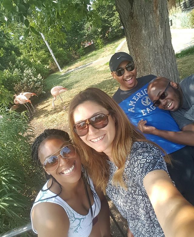 CIEEAlumni's tweet image. &quot;Having personal tour guides as friends at Cleveland Zoo is always fun, even when you make them take a photo with pink flamingos.&quot; 📸: Miray Iren
.
.
.
.
.
 #cieealumni #cieepeople #cieeworktravelers #workandtravel #j1visa #exchangesmatter #exchangeou… ift.tt/2UGJrum