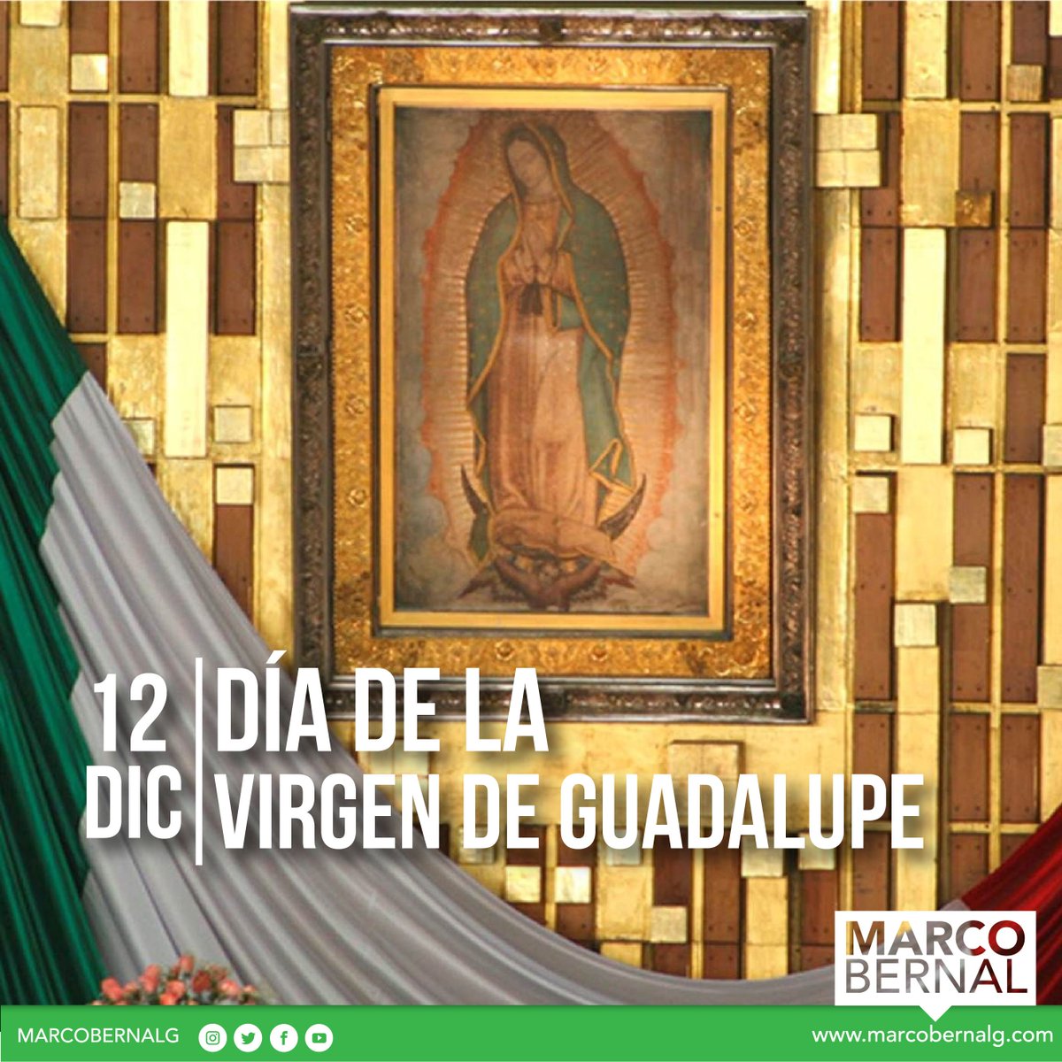 #Buenosdías
Hoy celebramos a la #VirgenDeGuadalupe y a todas las #Lupitas por el día de sus santo. 

¡ Muchas Felicidades Lupitas !
#FelizMiércoles