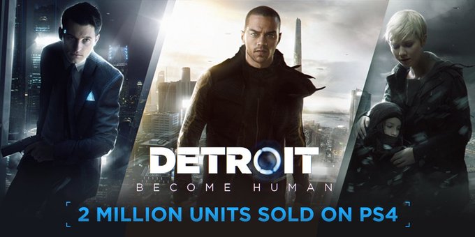 Detroit: Become Human ultrapassa 2 milhões de unidades vendidas