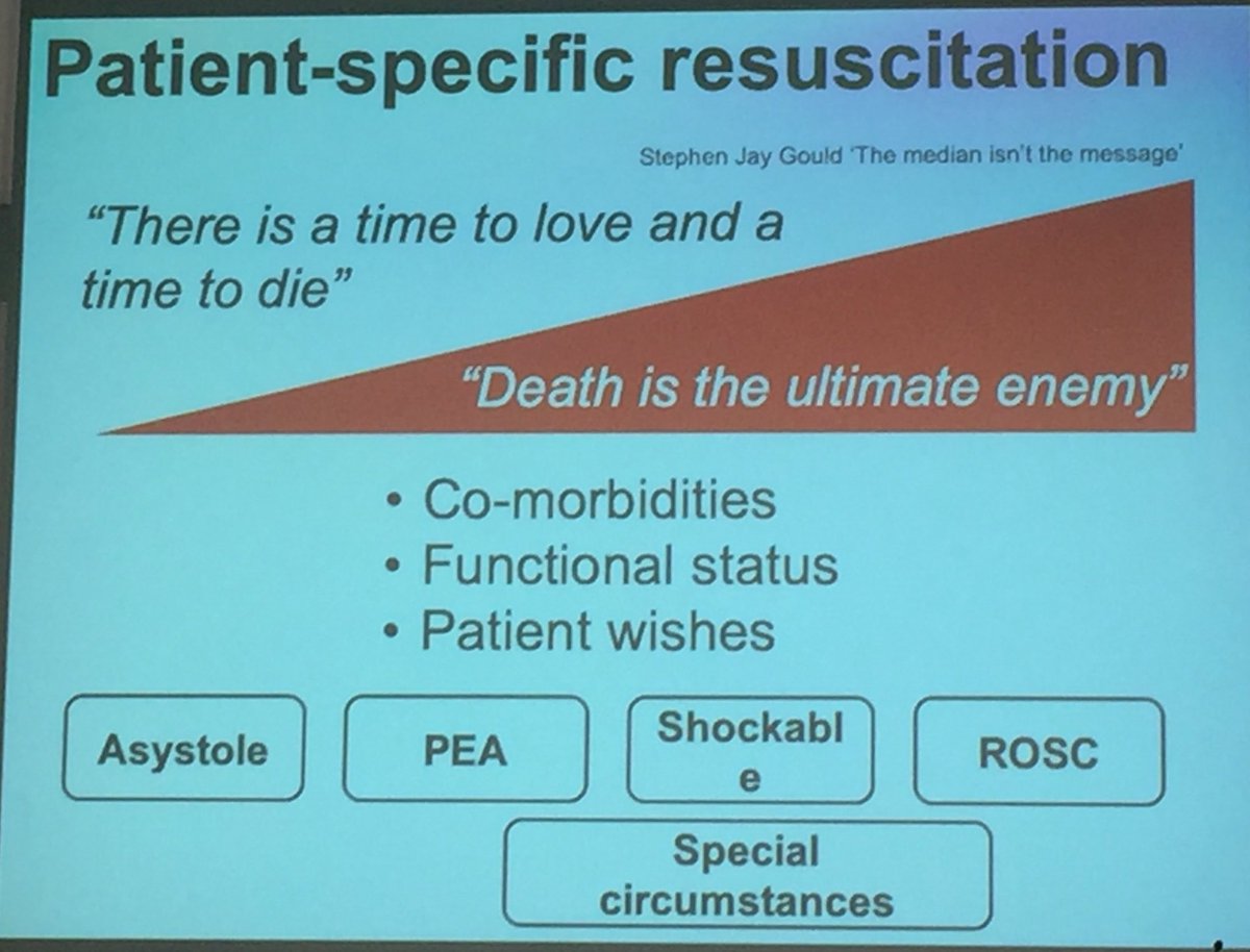 LDN_TC's tweet photo. #LCAS2018 considering patient-specific resuscitation for OOHCA https://t.co/owZpFugLpO
