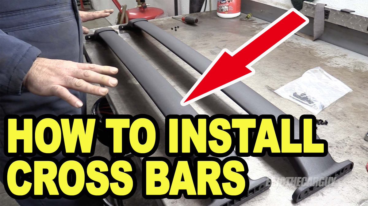 EricTheCarGuy's tweet photo. Now that the Roof Rails are installed, it’s time to turn it into a “Roof Rack” by installing a set of Cross Bars. This gives me a lot of options for carrying more stuff. #CrossBars https://t.co/oGPbmaxGcu https://t.co/hnsIXBVwOQ