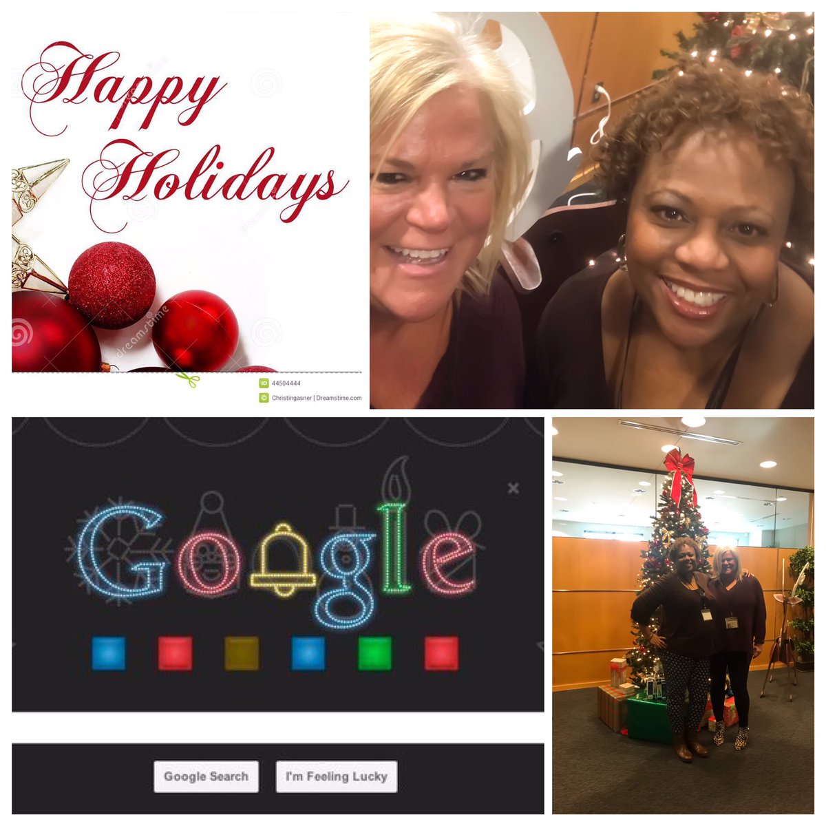 edtech_lynn's tweet image. Taking time to spread @APSInstructTech #HolidayCheer 🎄🤶🏿🤶🏻#Tech2 hopes all your #HolidayWishes come true #APSITinspires