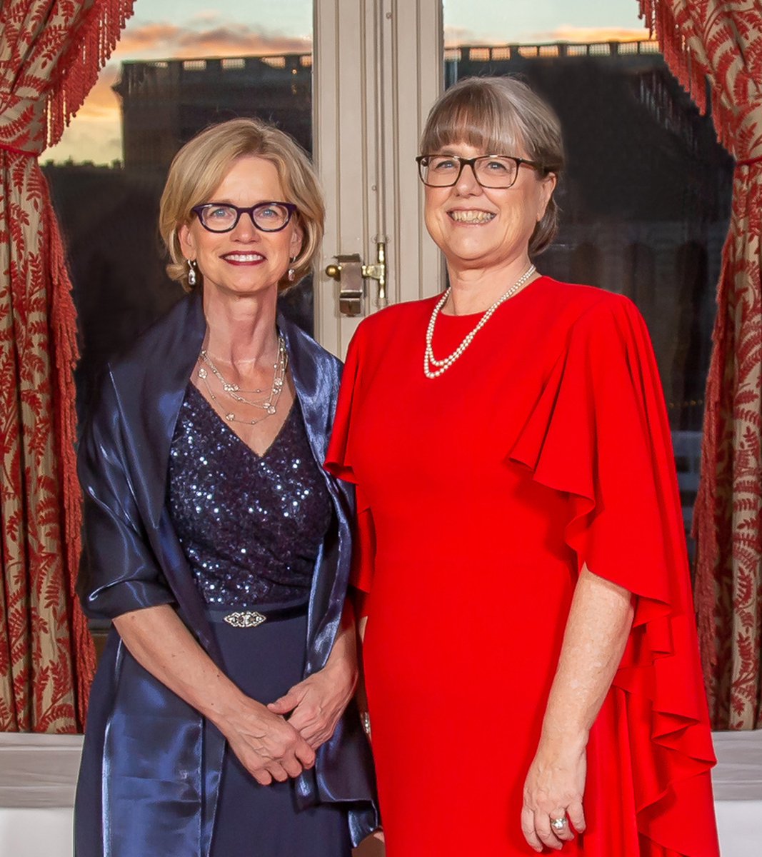 Reveling in the excitement of this week's Nobel Prize celebration, OSA's CEO Liz Rogan poses with 2018 Nobel Physics laureate and OSA 2013 President, Donna Strickland, just before the Nobel ceremony and banquet. Photo credit: Johan Persson
#NobelPrize #UWaterloo