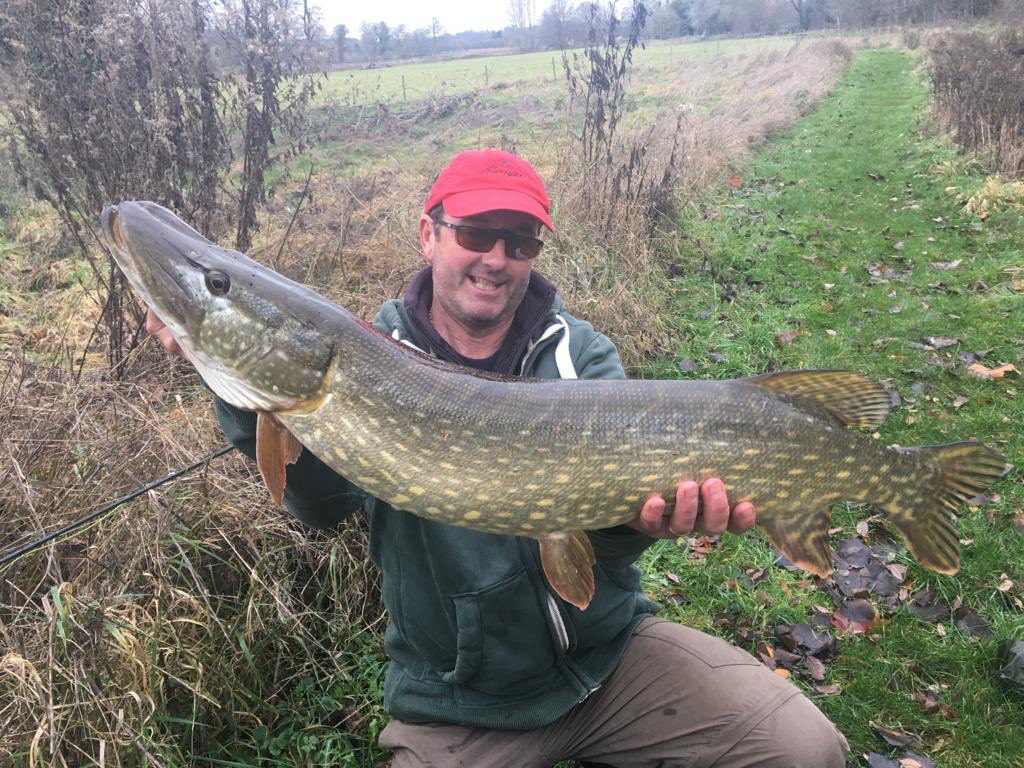 Yesterday’s biggest... #pikeonthefly #itsallaboutthehit #pike #pikefishing #riverpike #rivertest #roachmuncher