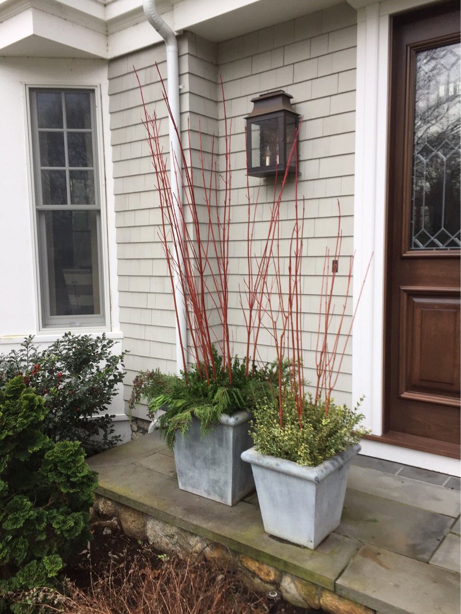 Containers - a homeowner's sure-fire way to brighten up their space with mininal maintenance.  #ChristieDustman #Landscaping #LandscapeDesign #WinterPrep #OutdoorSpace #PlantStyling #Horticulture #Foliage #Business #FallGardening #WinterGardening #InstaFlowers #InstaGardening