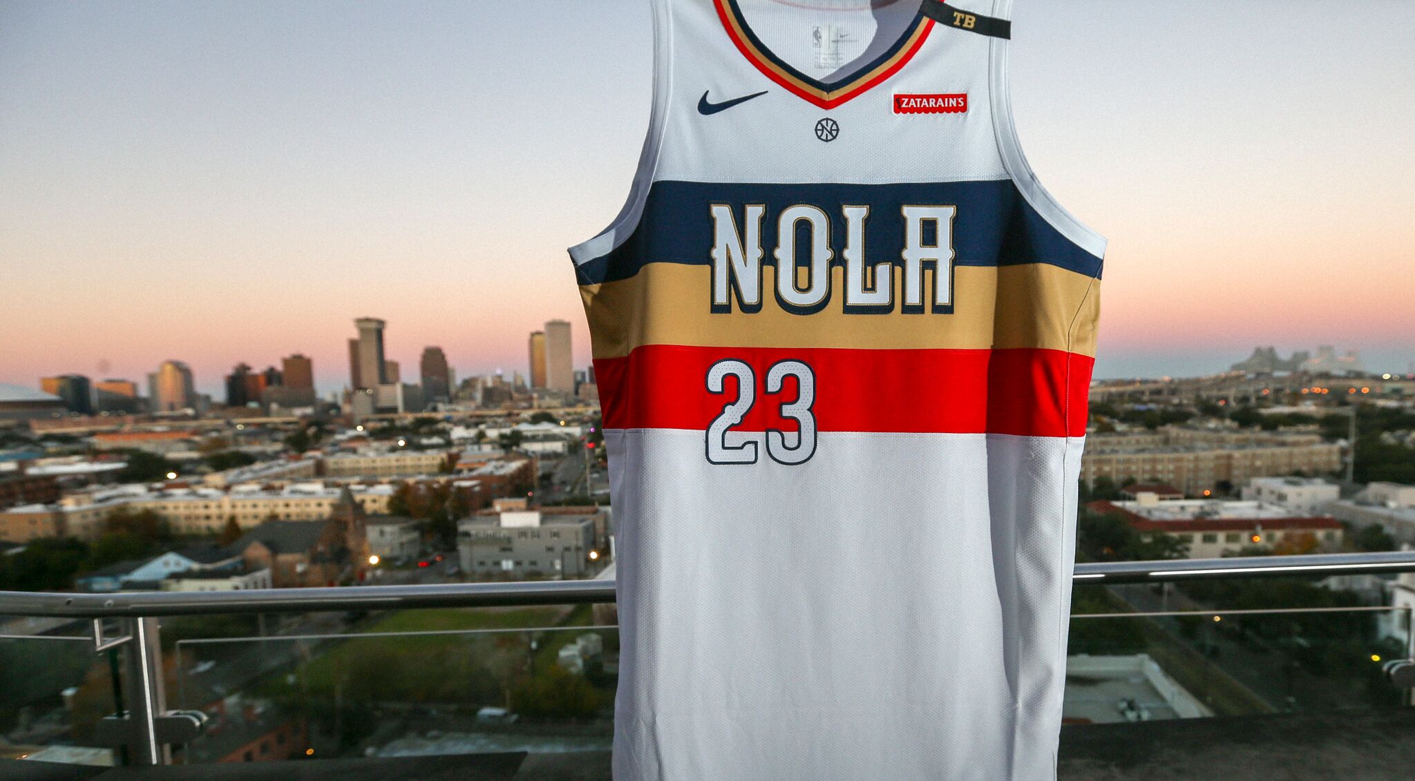 pelicans zatarain's jersey