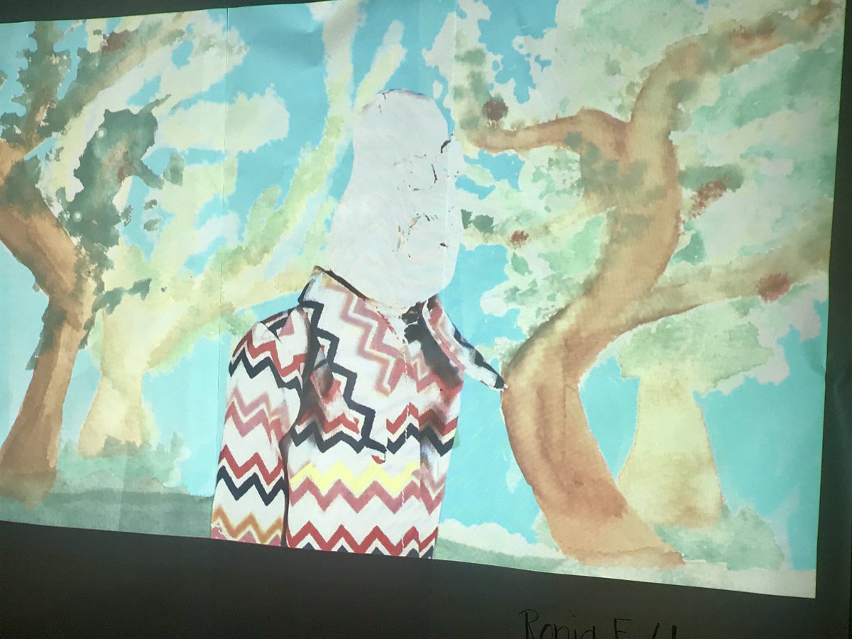 JenOFee's tweet photo. Grade 6 @BMSPrimary #Art telling stories and sending powerful messages #BMSCreativeArts #BMSInspire @fumikonatalie @christof_miriam @manganroom402 https://t.co/v4qHcgzOPk