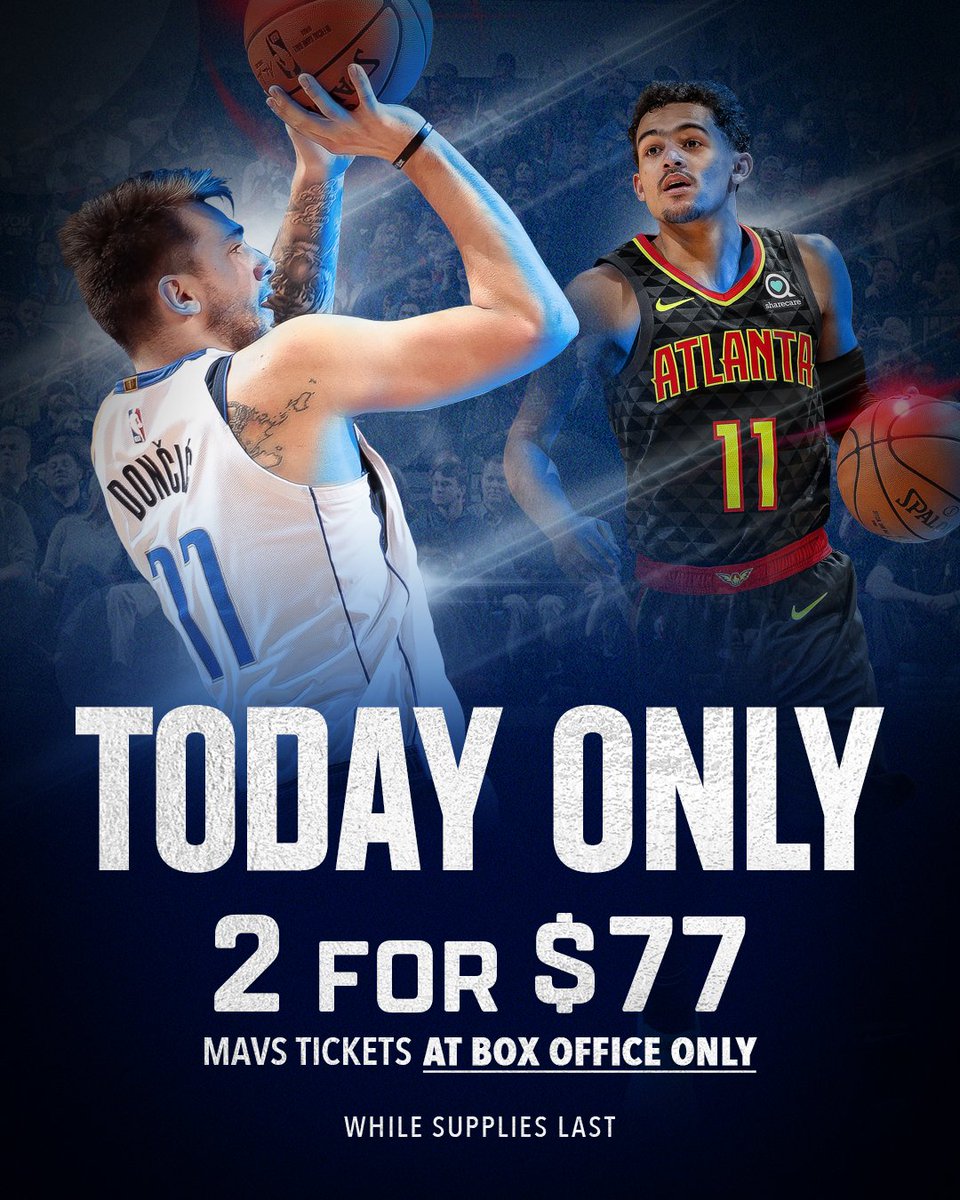 🚨TODAY ONLY!🚨   WALK UP TO THE @AACenter BOX OFFICE AND GET 2 LOWER LEVEL TICKETS AVAILABLE FOR $77! 🚶‍♂️🎟👀 https://t.co/wwBZsncR6q