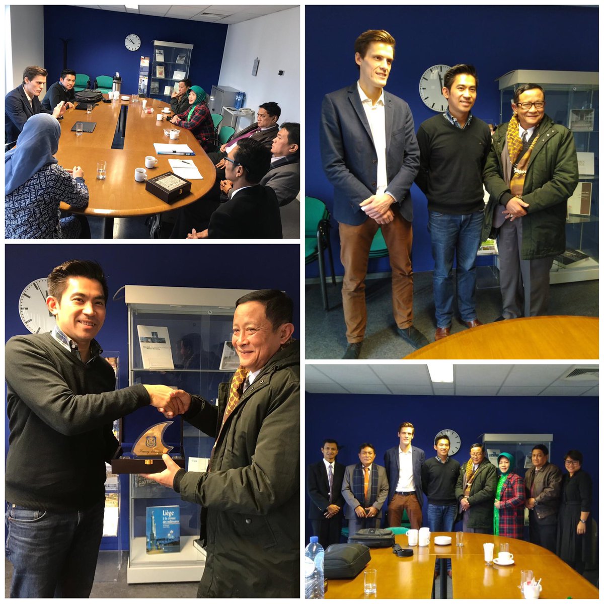Courtesy visit of the City of #Tegal, Central Java #Indonesia to the Welcome Office program of #Wallonia, Region of #Belgium and good practice exchange on #trade &amp; #innovation #multilateralism