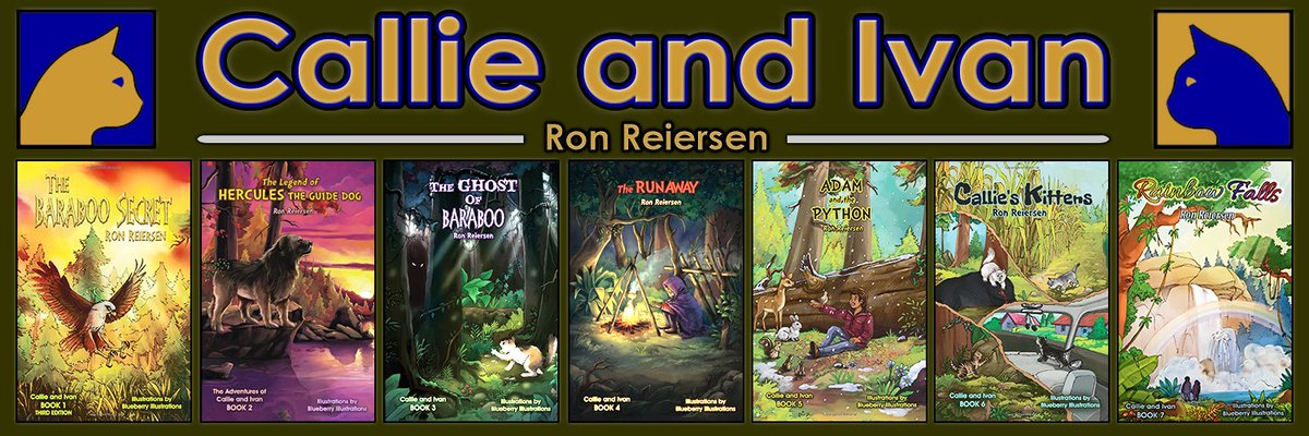 Callie and Ivan: 7-part series by Ron Reiersen now complete. #callieandivan #cats #friends #catlovers #guidedogs #christmas2018