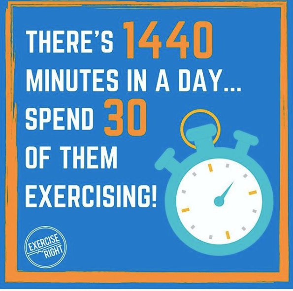 ProHealthExerc1's tweet image. A great message from the @exerciseright_aus team. 30 minutes of exercise a day can make all the difference. Time to get moving! ⏰🏃‍♀️🏋🏼‍♂️🚴
Find your 30!