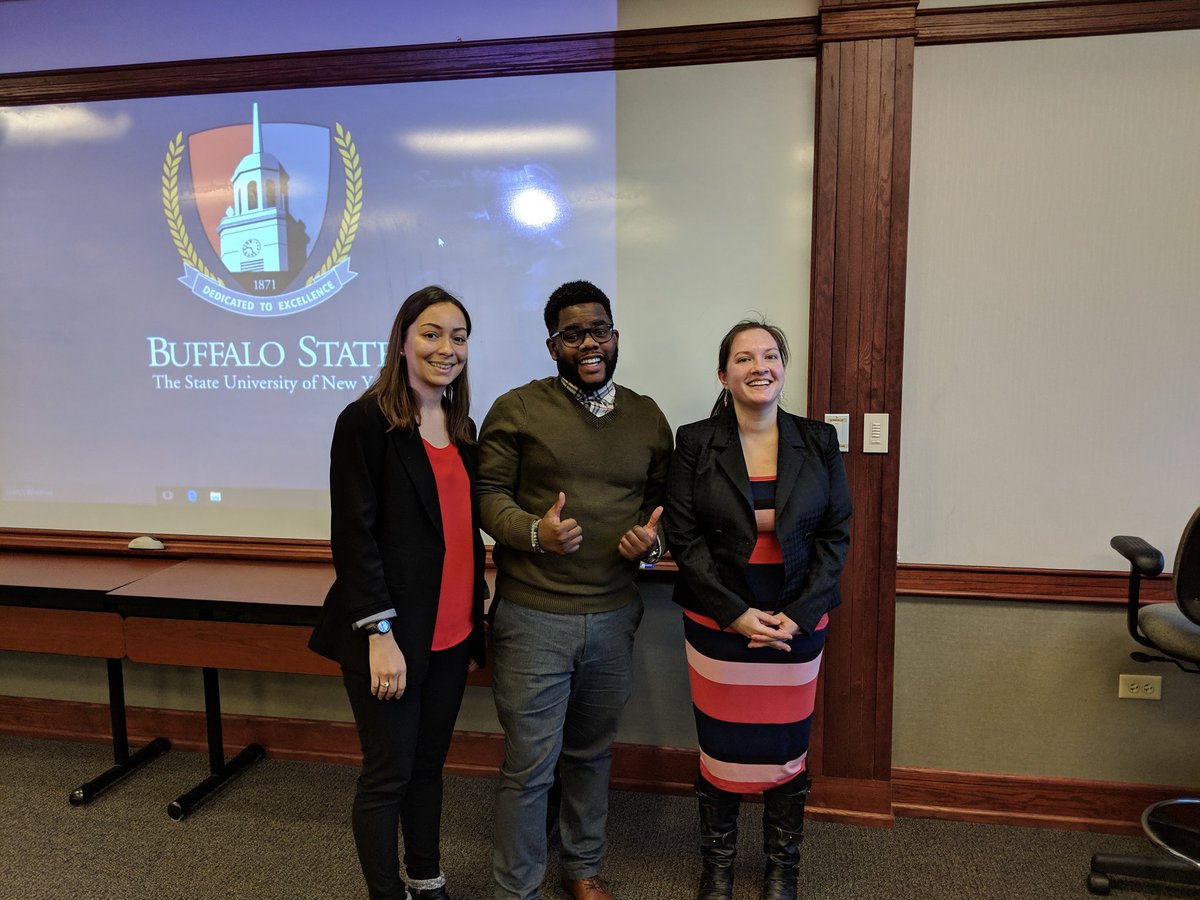 kimevdl's tweet photo. Great job to Brianne, Eann, and Emily on their @BuffStHESAA  Master's projects! #sapro future higher edu #leaders https://t.co/zeeSGne3by