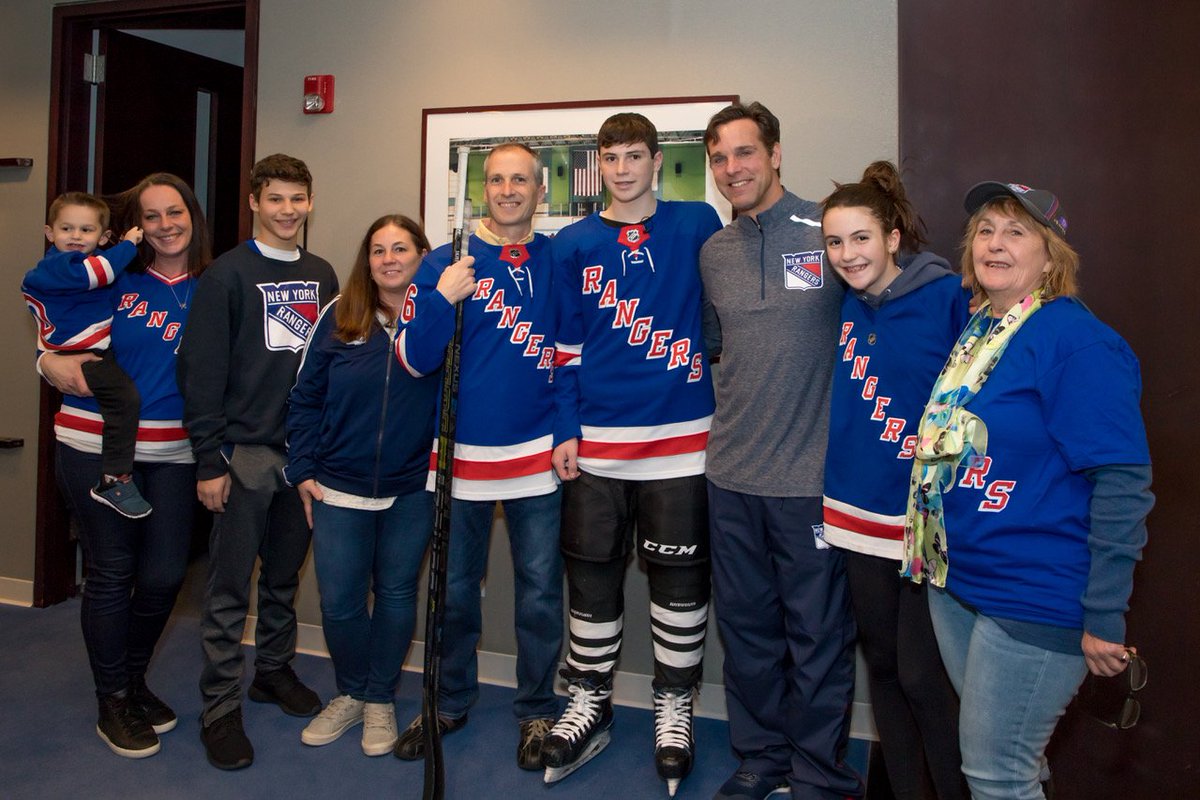#GDFWeek Meeting your favorite player, practicing on #NYR ice with them and talking 🏒 with <a href="/NYRangers/">New York Rangers</a> coach... it was a #DreamComeTrue today for <a href="/gardenofdreams/">Garden of Dreams</a> teen John!  Watch it all unfold on our Instagram stories 👀