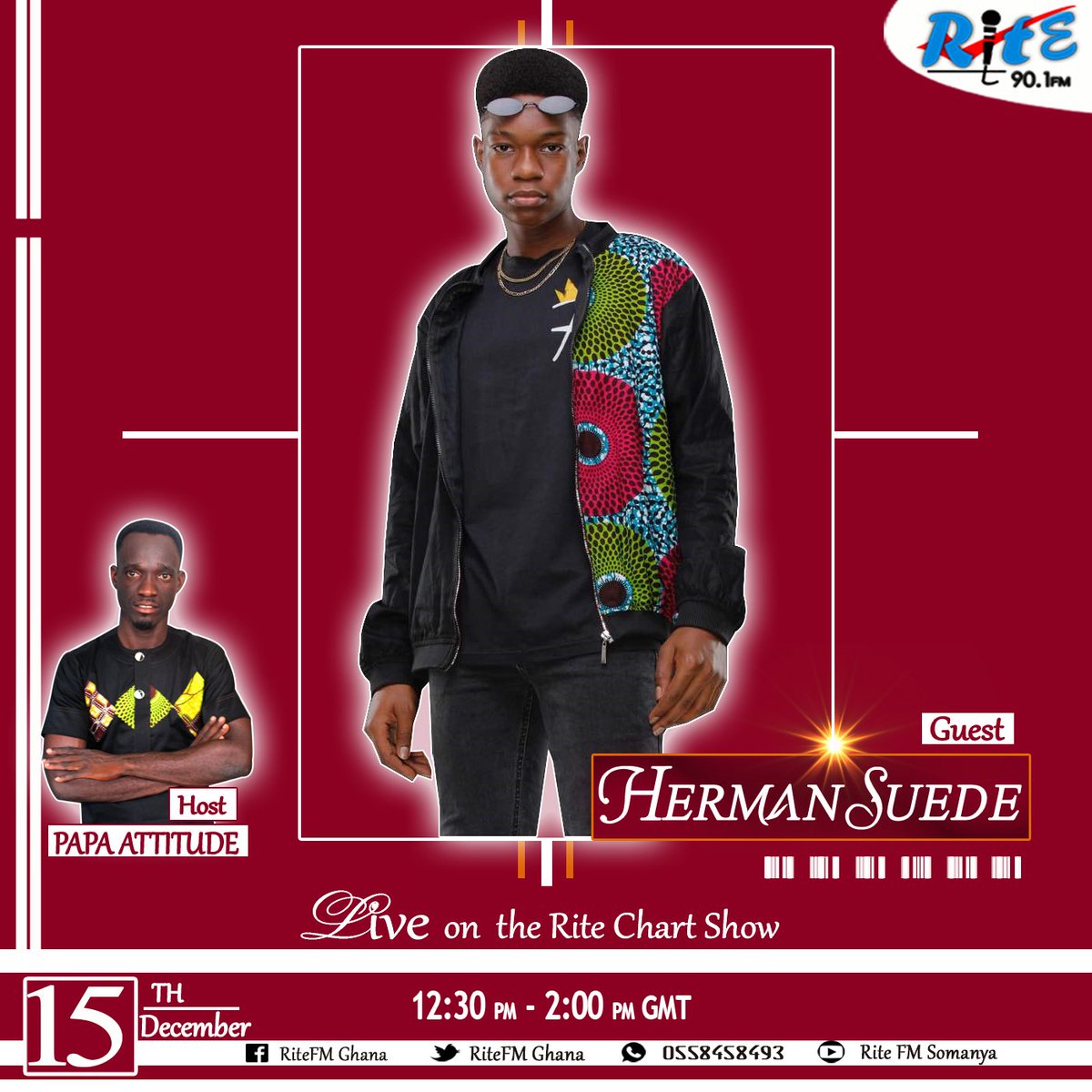 RitefmGhana's tweet photo. Herman Suede , born on 21st November 2002. Jason Herman Bortei- Doku , just turned 16 years, and is one of the youngest musicians in Ghana who has honed his music abilities to meet the demands of the competitive music market.... #ritefm #ritefmat14 https://t.co/60ATA04UYO https://t.co/V8bxhHE4te