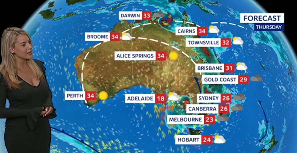 WILD #WEATHER is gripping much of the #EasternSeaboard. Hopetoun in #Victoria has already recorded the heaviest rain in 7 years! #Canberra has collected the heaviest rain since Feb. Flash floods threatening the Southeast & #CycloneOwen intensifies in the far North @SkyWeatherAUS