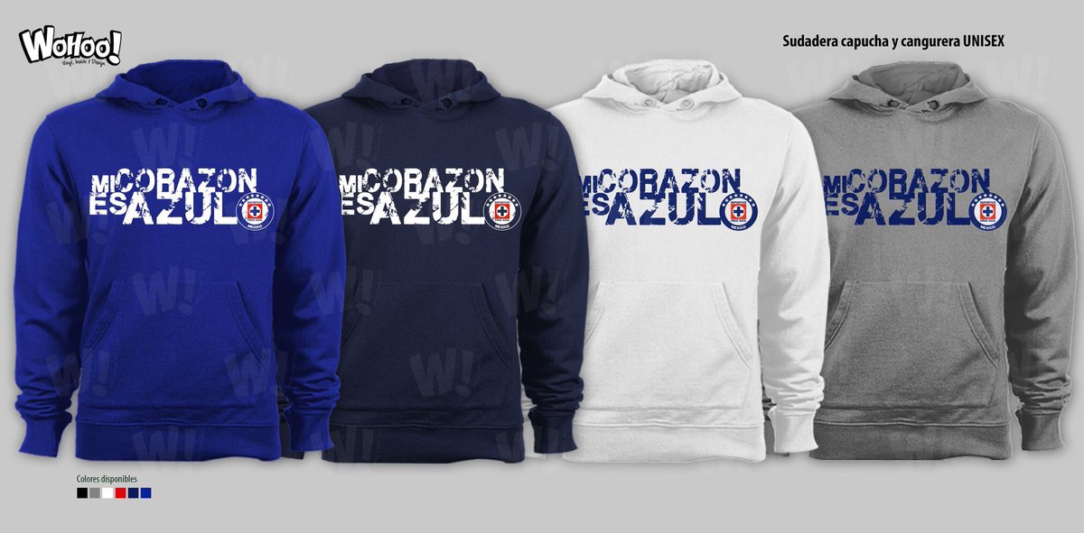 sudadera cruz azul 2018