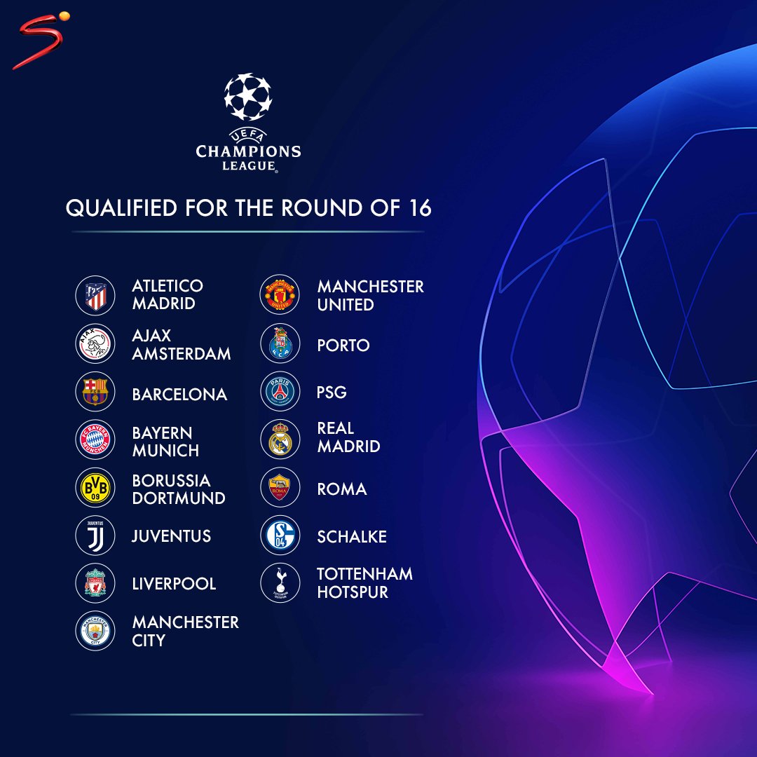 uefa champions league teams left