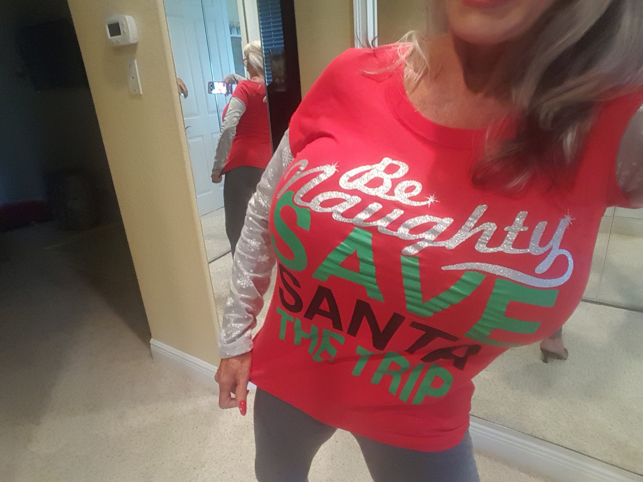 Sally D'Angelo on Twitter: "Be naughty save santa the trip😈😆😃…